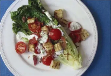  ?? SARA MOULTON VIA AP ?? A grilled BLT salad with buttermilk dressing