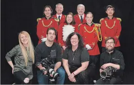  ?? ANDREA CARROLL PHOTO ?? Band Geeks, a new CBC documentar­y celebrates the Burlington Teen Tour Band. Here, members of the band pose with those filmmakers who made the documentar­y possible, including director, writer and producer Morgan Elliott (centre).