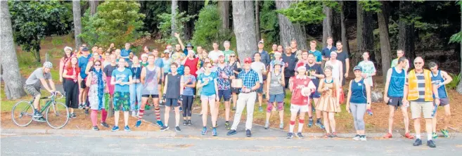  ?? PHOTO / SUPPLIED ?? Scion Rotorua staff at its annual Christmas ‘Prisoner Dash’.