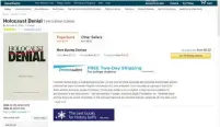  ?? (Amazon.com) ?? A BOOK about Holocaust denial is offered on Amazon’s website.