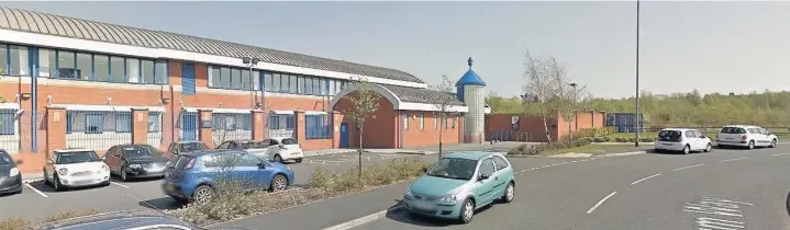  ??  ?? ●●Cheadle Heath Police Station. Image from Google Streetview