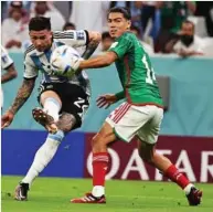  ?? EFE ?? Enzo (21), en el momento de anotar ante México.