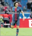  ?? FOTO: AP ?? Cavani se duele de su pierna