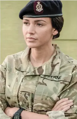  ??  ?? Line of duty: Michelle Keegan as Georgie Lane in Our Girl