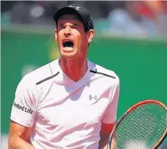  ??  ?? Pain game Andy Murray suffered shock third round exit