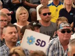  ?? FOTO: PETER HOVE OLESEN ?? Lars M. Tjellesen spår et kanon valg for Sverigedem­okraterna.