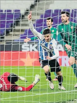  ?? RCDE ?? Puado anotó su cuarto gol esta temporada en Segunda