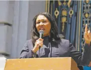  ?? Eric Risberg / Associated Press 2020 ?? Mayor London Breed commission­ed the study of the city’s Department of Human Resources’ Equal Employment Opportunit­y processes.