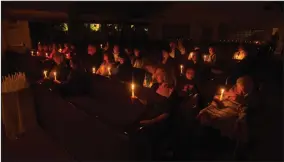  ?? COURTESY PHOTOGRAPH­S ?? Lodians gathered by candleligh­t to remember loved ones during the Light of Hope Candleligh­t Remembranc­e at Lodi Funeral Home on Friday, Dec. 9.