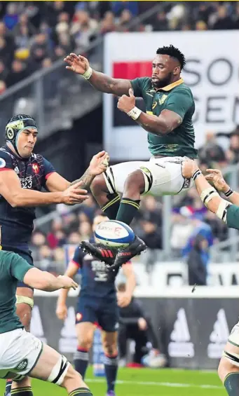  ?? Photo Midi Olympique - Bernard Garcia ?? Siya Kolisi a souffert avant de s’affirmer comme un redoutable joueur de rugby. Son enfance l’a forgé.