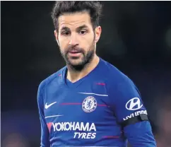  ??  ?? Exit: Cesc Fabregas wants racist fans banned from grounds