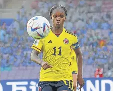  ?? AP ?? Colombia’s Linda Caicedo is the top scorer in the tournament with four goals in five matches.