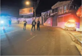  ?? GESLIN ANRANGO ?? Una mujer fue asesinada en La Tabla el 16 de diciembre, aparenteme­nte por un conflicto entre bandas narco.