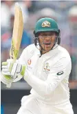  ?? Picture: GETTY ?? HARD GRIND: Usman Khawaja fought to bat 72.