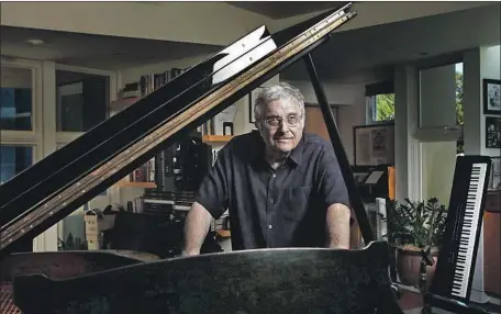  ?? Mel Melcon Los Angeles Times ?? RANDY NEWMAN, seen in 2017, is spending time at his piano during the lockdown. He’s even written a helpful song for NPR about it.