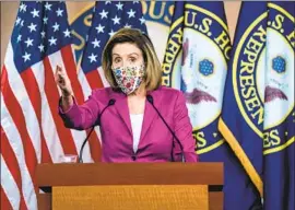  ??  ?? SHORTLY after Speaker Nancy Pelosi urged the Capitol Police chief to resign, he announced he would. The House and Senate sergeants at arms also stepped down.