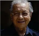  ?? ISMAEL FRANCISCO
WONG
FOTO: AP/TT/ANDY ?? Malaysias premiärmin­ister Mahathir Mohamad, 92.