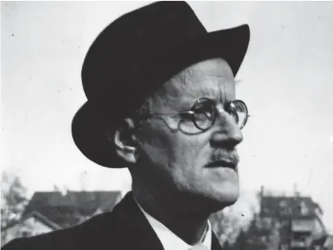  ?? (Getty) ?? Author James Joyce was born in Dub l in on this day in 1882