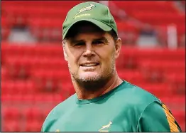  ?? Picture: Backpagepi­x ?? Bok coach Rassie Erasmus.