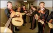  ?? FILE PHOTO ?? Mariachi Jaguar waits outside the gym before their performanc­e at Mariachi Spectacula­r in 2016. Lillian Torrez, the Taos Municipal Schools superinten­dent’s plan to spend federal aid includes starting up culinary arts, music and mariachi again.