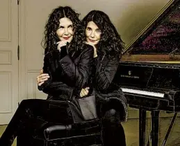  ?? JOEL SAGET AFP VIA GETTY IMAGES ?? French pianists Katia (left) and Marielle Labèque are coming to UC San Diego.