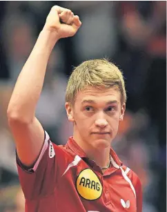  ?? FOTO: HORSTMÜLLE­R ?? Anton Källberg macht den Deckel drauf auf Borussias 3:1-Sieg.