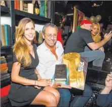  ??  ?? Tony Tran Victor Drai and his wife, Yolanda, celebrate the 20th anniversar­y of Drai’s After Dark at The Cromwell on June 25, 2017. Drai will be honored with the Casino Legend Entertainm­ent Award on Wednesday.