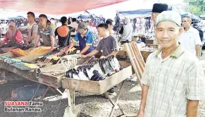  ??  ?? SUASANA Tamu Bulanan Ranau.