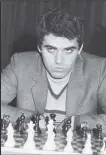  ?? ?? Garry Kasparov at the 1985 World Chess Championsh­ip in Moscow