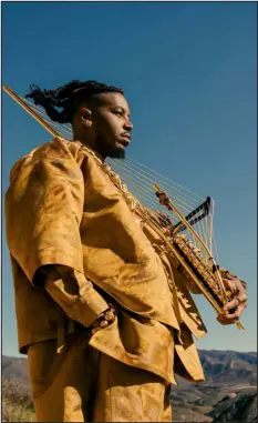  ?? ERIC RYAN ANDERSON VIA THE NEW YORK TIMES ?? Chief Xian atunde Adjuah’s “Bark Out Thunder Roar Out Lightning” is his first hard break from jazz, a category he has been trying t o slip his entire career.