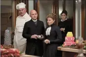  ?? ALISON COHEN ROSA — HBO ?? Douglas Sills, left, Michael Cerveris, Celia Keenan-Bolger and Kelley Curran star in HBO’s “The Gilded Age.