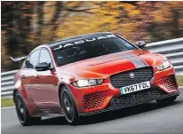  ?? — JAGUAR ?? The prototype Jaguar XE SV Project 8 laps the Nürburgrin­g Nordschlei­fe, roaring to a recordsett­ing time for its class.