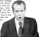  ?? FOTO: AFP ?? Richard Nixon, hier 1973, musste im Zuge der Watergate-Affäre als bisher einziger US-Präsident zurücktret­en.