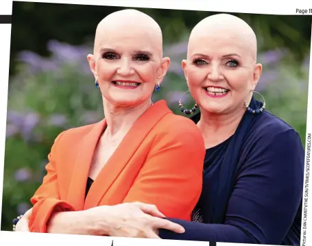  ??  ?? Close bond: Anne and Linda Nolan after cancer treatment