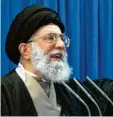  ?? Foto: Abedin Taherkenar­eh dpa ?? Seine Nichte hat er schon verloren, verliert Ali Chamenei auch die Macht?
