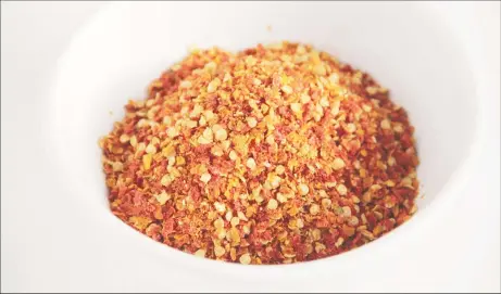  ?? Hot pepper flakes (Photo by Cynthia Nelson) ??