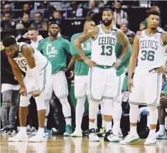  ??  ?? CRECIMIENT­O. Los Celtics perdieron la serie final de conferenci­a ante los Cavaliers en siete partidos el domingo.