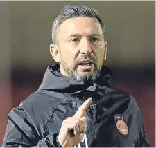  ??  ?? Aberdeen gaffer Derek McInnes.