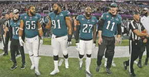  ?? ASSOCIATED PRESS FILE PHOTO ?? Before the Eagles try to become the ninth team to repeat as Super Bowl champions, Philadelph­ia will try to accomplish another tough task. Winning consecutiv­e NFC East titles is so difficult it hasn’t happened since the Eagles did it from 2001-04.