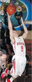  ?? DON HEALY ?? Tanner Brightman, now the head coach of the Luther Lions, played for Balfour at the 2011 Luther Invitation­al Tournament.