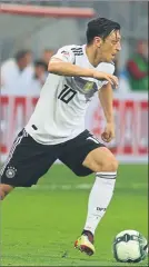  ?? AP ?? Özil, con Alemania Dijo adiós a la selección