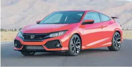  ??  ?? Built in Alliston, ON, the 2019 Honda Civic Si sports new colours, new tech and an enhanced interior.