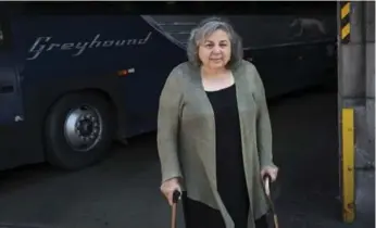  ?? MELISSA RENWICK/TORONTO STAR ?? “It seems to be a culture at Greyhound that it’s OK not to use accessibil­ity equipment,” Helena Burnstein says.