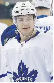  ?? AP PHOTO/MICHAEL DWYER ?? Toronto Maple Leafs’ Connor Carrick.