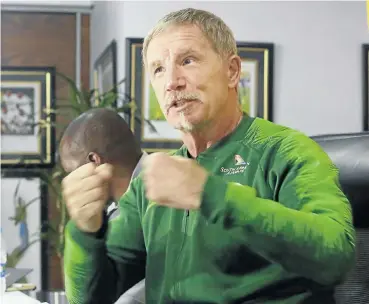  ?? Picture: Sebabatso Mosamo ?? Bafana Bafana coach Stuart Baxter feels Bafana’s Group D in the 2019 Afcon will challenge his team.
Top two teams in each group and four best third-placed qualify for second round. Tournament starts on June 21 and ends on July 19