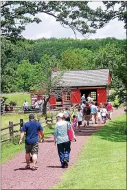  ?? MEDIANEWS GROUP FILE PHOTO ?? The blacksmith shop is a popular spot at Daniel Boone Homestead.