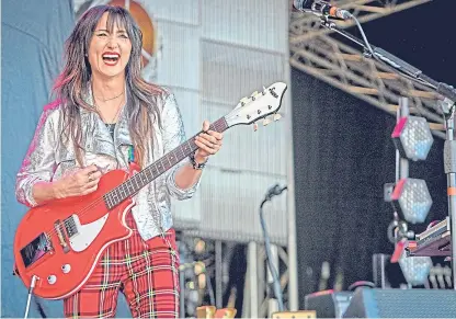  ?? Picture: Steve Brown ?? KT Tunstall said she is proud to see Scotland tackling homelessne­ss head on.