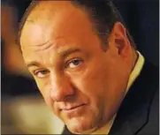  ??  ?? James Gandolfini as Tony Soprano.