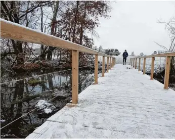  ?? Foto: Stadtverwa­ltung Bad Saulgau ?? Naturtheme­n-park: Besuchszie­l auch im Winter.