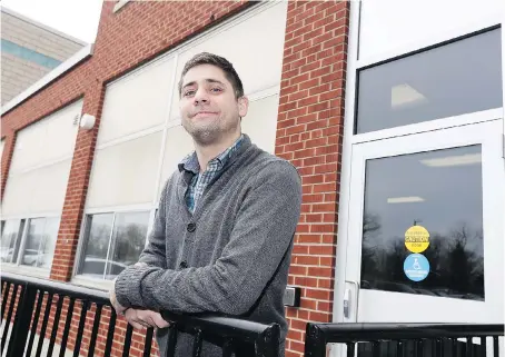  ?? NICK BRANCACCIO ?? Living with the effects of a brain injury, 32-year-old Cayl Blais is one of the clients benefiting from the new community hub at Belle River District High School, opened in partnershi­p with Assisted Living Southweste­rn Ontario.